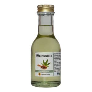 Ricinusolie - Økologisk koldpresset castor olie, 50 ml, fugtgivende, til hud, hår og neglepleje - Hedenhus